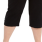Karen Scott Women's Plus Stretch Tummy Control Capri Pants Black Size 22W
