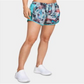 Under Armour Women's Fly by Running Fitness Shorts Green Multi Size M