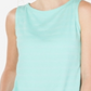 Charter Club Women's Textured Cotton Tank Top Blue Size X-Large