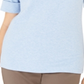 Karen Scott Women's Printed Boat Neck Top Blue Size Small