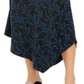 Alfani Women's Printed Asymmetrical Midi Skirt Blue Size 12