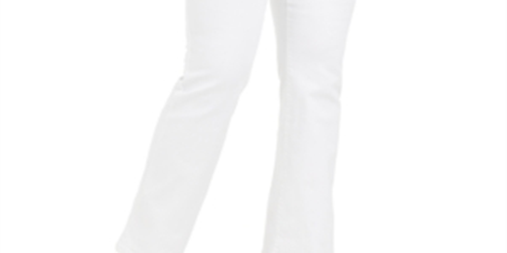 Inc Curvy Bootcut Jeans White Size 16