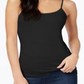 Maison Jules Women's Spaghetti Strap Tank Top Black Size X-Large