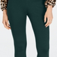 INC International Concepts Women's Seamless Leggings Green Size 8 Petite