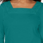 Karen Scott Women's Crochet Square Neck Top Green Size Small