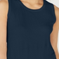 Charter Club Women's Sleeveless Crew Neck Sweater Blue Size Large