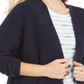 Style & Co Women's Button Side Oversized Cardigan Blue Size Small