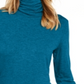 Maison Jules Women's Turtleneck Top Green Size Small