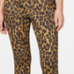 Style & Co Women's Printed Jeggings Brown Size Large