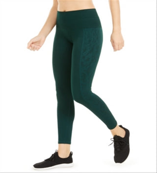 Ideology Women's Fitness Running Athletic Leggings Green Size Small
