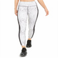 Ideology Women's Snake Print Fitness Athletic Leggings White Size XXL