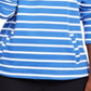 Karen Scott Women's Sport Striped Mock Neck Top Blue Size X-Small