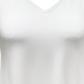 JM Collection Women's V Neck T-Shirt White Size X-Large