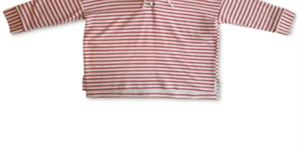 Style & Co Women's Striped Lace Up Hoodie Red Size Medium