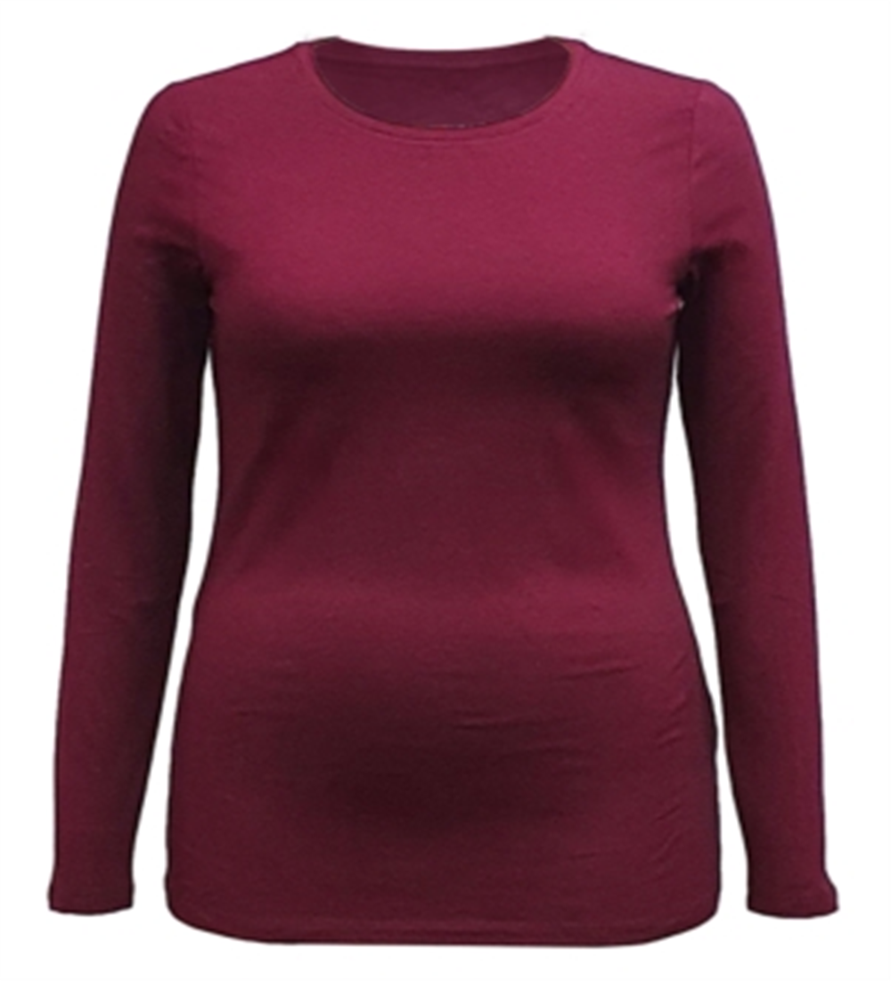 Style & Co Women's Long Sleeve Top Red Size Medium