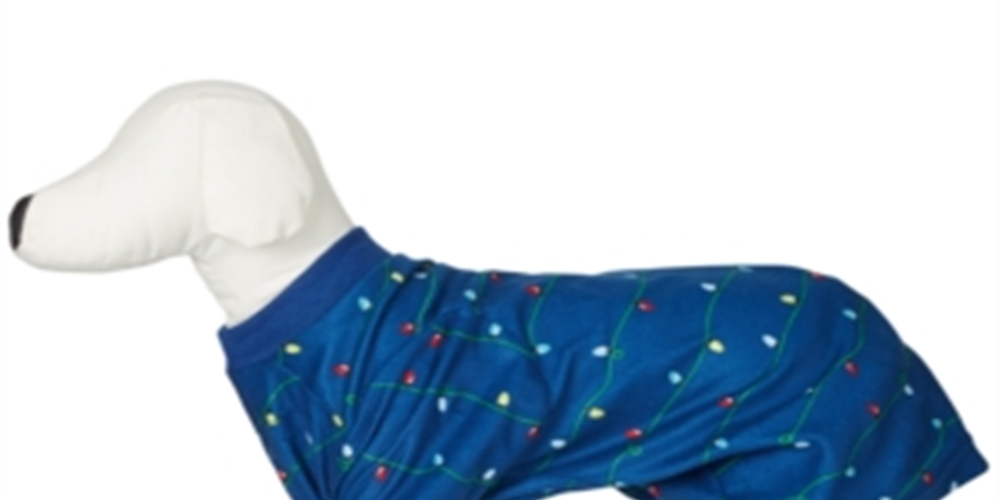 Family Pajamas  Holiday Pet Holiday Pajamas Blue Size XX-Large