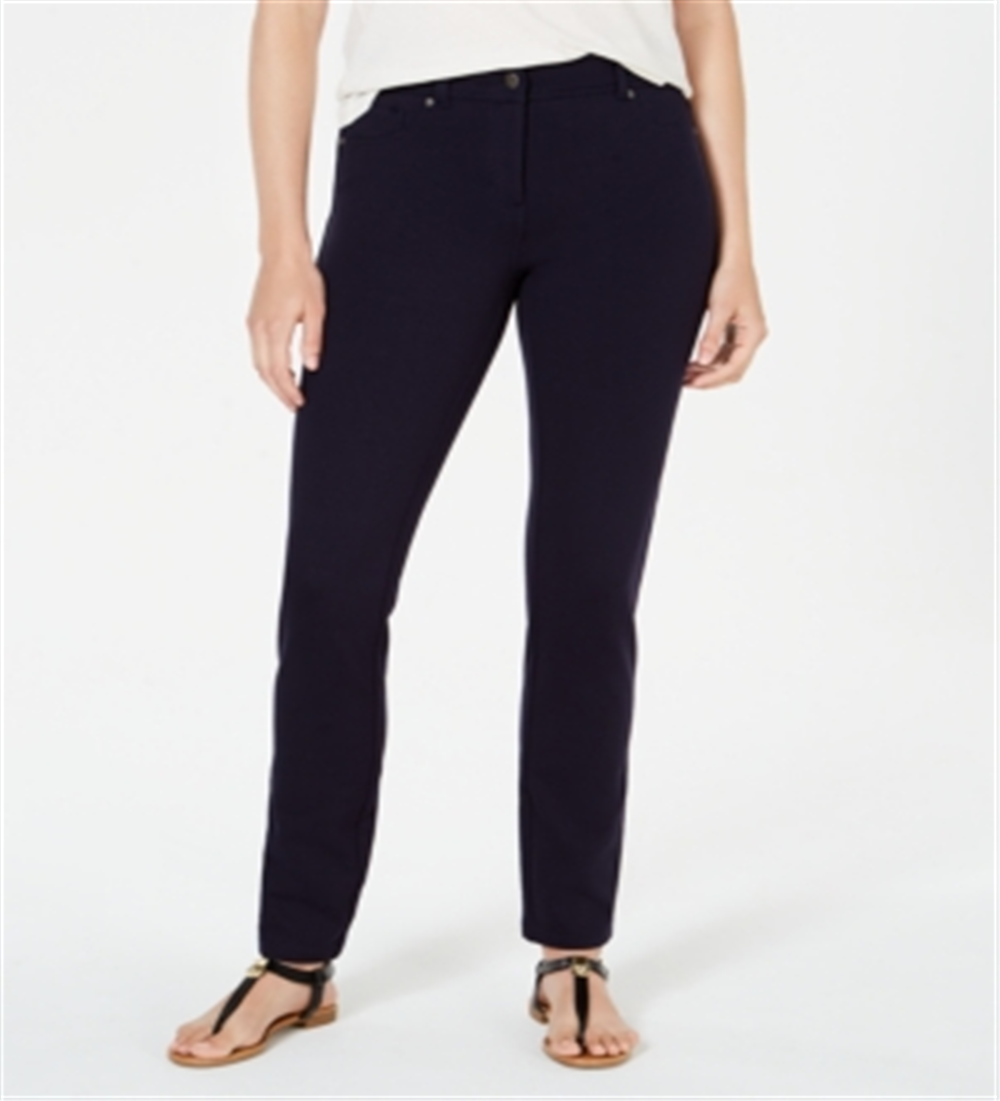 Style & Co Women's Slim Pants Blue Size 18