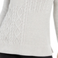 Charter Club Women's Ribbed Heather Long Sleeve Cowl Neck Sweater Gray Size X-Small