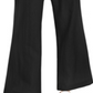SoundStyle Women's Wide Leg Beach Pants Black Size Small