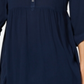 Style & Co Women's Babydoll Tunic Shirt Blue Size Petite S