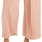 Style & Co Women's Textured Tie Waist Wide Leg Pants Pink Size X-Large