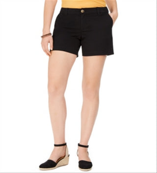 Style & Co Women's Chino Shorts Black Size 4 Petite
