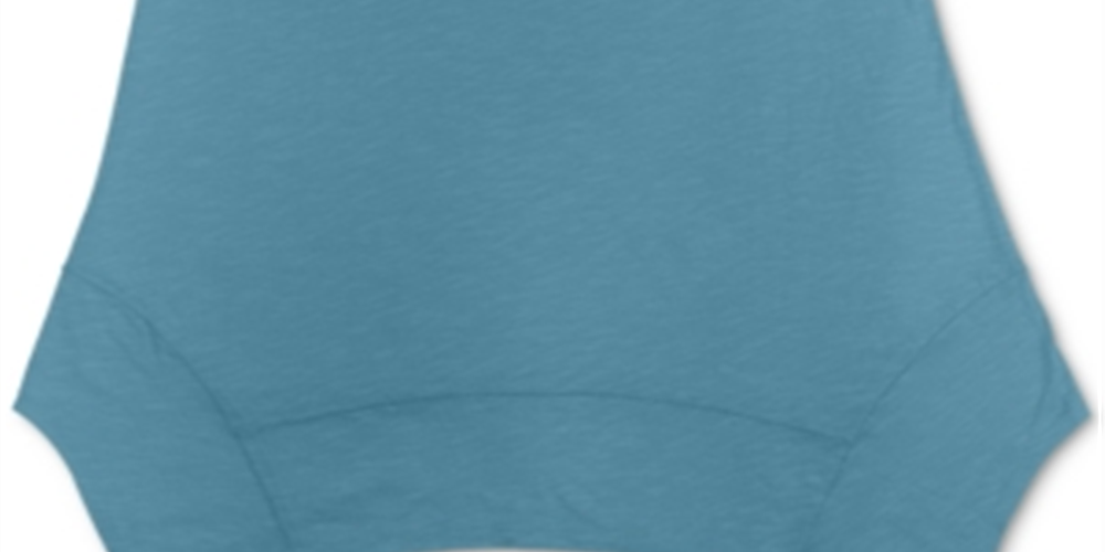 Style & Co Women's Handkerchief Hem Tank Top Blue Size Large