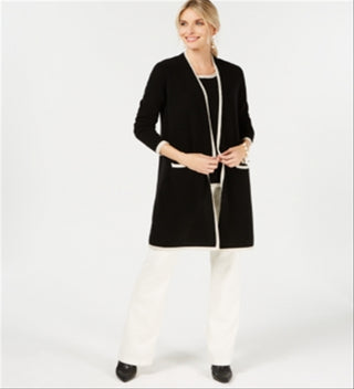 Charter Club Women's Pure Cashmere Completer Sweater Black Size S