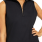 Charter Club Women's Sleeveless Mock Neck Top Black Size Large