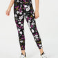 Calvin Klein Women's Performance Midnight Garden Printed Leggings Black Size XL