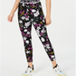 Calvin Klein Women's Performance Midnight Garden Printed Leggings Black Size XL