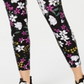 Calvin Klein Women's Performance Midnight Garden Printed Leggings Black Size XL