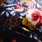 Vince Camuto Women's Floral Long Sleeve Stretch Velvet Dress Blue Size 2