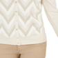 Charter Club Women's Zigzag Print Cardigan White Size Small