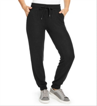 Ideology Women's Mushy Knit Jogger Pants Black Size Medium
