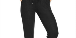 Ideology Women's Mushy Knit Jogger Pants Black Size Medium