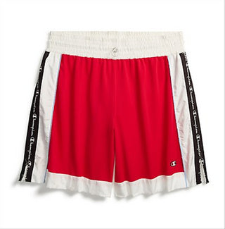 Champion Women's Color Block Shorts Red Size X-Small