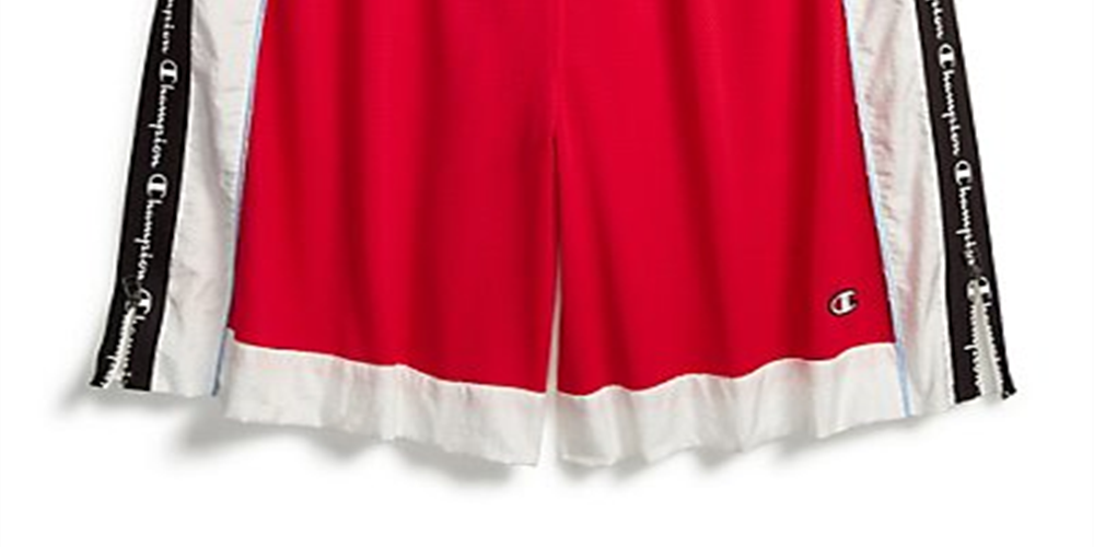 Champion Women's Color Block Shorts Red Size X-Small