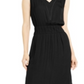 Alfani Women's Smocked Waist Fit & Flare Dress Black Size Petite XL
