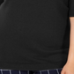 Charter Club Women's Ribbed Trim Short Sleeves Crewneck Sweater Black Size 1X