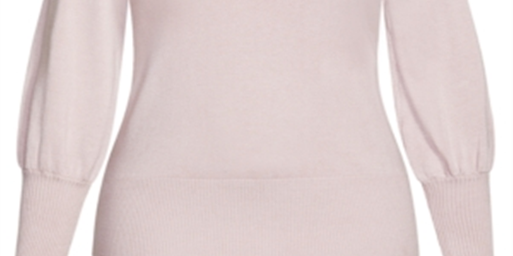 City Chic Women's Trendy Plus Blouson Sleeve Sweater Pink Size 24W