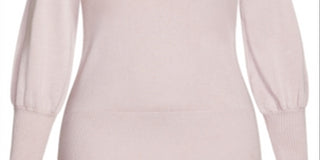 City Chic Women's Trendy Plus Blouson Sleeve Sweater Pink Size 24W