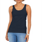 Style & Co Women's Cotton Tank Top Blue Size Large