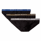 Hugo Boss Men's 3 Pk Stretch Briefs Black Multi Size Small