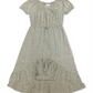 Style & Co Women's High Low Peasant Dress Green Size X-Large