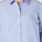 Charter Club Women's Plus Cotton Dress Shirt  Blue Size 14W