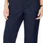 Charter Club Women's Cropped Twill Pants Blue Size 16