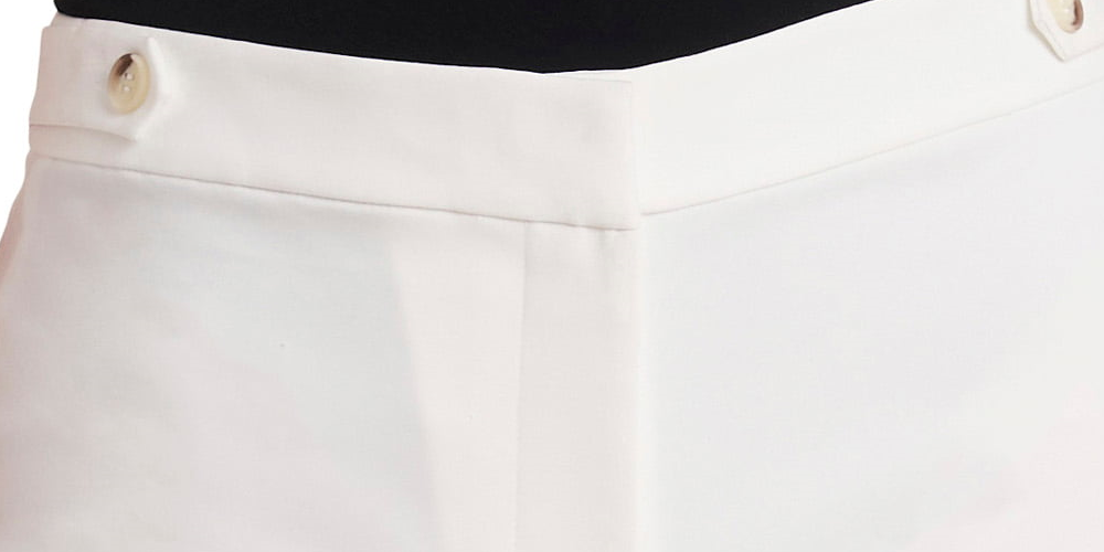 Vince Camuto Women's Womens Bermuda Shorts White Size 12