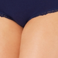 Jenni Women's Lace Trim Hipster Underwear Blue Size XXL
