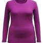 Style & Co Women's Long Sleeve Top Purple Size Small
